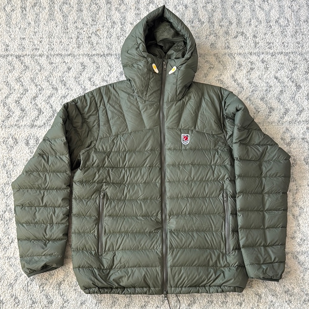 Fjallraven Expedition Pack Down Hoodie Jacket Puffer Like New